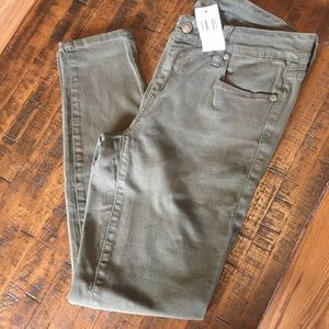 Torrid army green skinny jeans